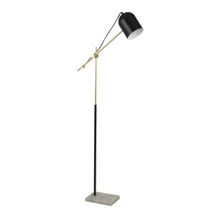 Lampadar/Lampa de podea design decorativ Odyssey negru/auriu 140142 universul-luminii.ro