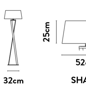 Lampadar/Lampa de podea design elegant Belle 229032 universul-luminii.ro