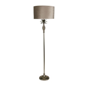 Lampadar/Lampa de podea design lux elegant Belle argintiu/taupe 148852 universul-luminii.ro