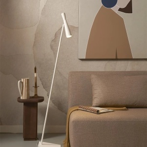 Lampadar/Lampa de podea design minimalist Bordeaux alb 141982 universul-luminii.ro