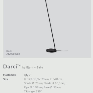 Lampadar, lampa de podea design modern Darci 2120584003 NL 197272 universul-luminii.ro