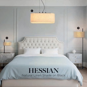 Lampadar, Lampa de podea Hessian 625672 universul-luminii.ro