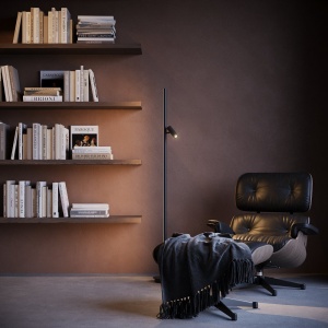 Lampadar, Lampa de podea LED cu Spot Directionabil, Thin negru 244832 universul-luminii.ro