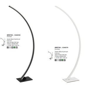 Lampadar / Lampa de podea LED design modern Breton black NVL-9348092 186202 universul-luminii.ro
