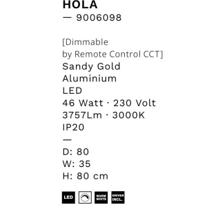 Lampadar, lampa de podea LED Hola 148522 universul-luminii.ro