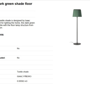 Lampadar / Lampa de podea moderna design elegant SAVOY negru/verde 189952 universul-luminii.ro