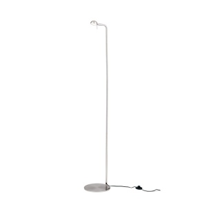 Lampadar LED cu spot ajustabil STUDENT crom satin - Img 4