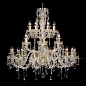 Lustra 24 brate cristal Bohemia L11 009/24/3-K