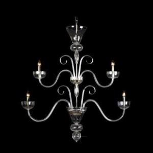 Lustra 4 brate eleganta design LUX L11 901/04/0; F 2 floor, flat, SILVER