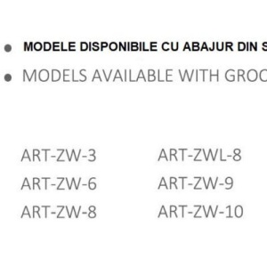 Lustra 4 brate moderna realizata manual Empoli Ryfel 76912 universul-luminii.ro