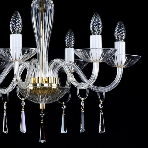 Lustra 6 brate Cristal Bohemia Exclusive STEFANIE VI. 176722 universul-luminii.ro