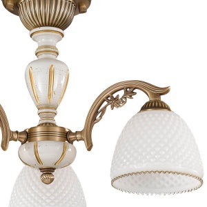 Lustra aplicata clasica din alama 3 brate design italian 8606 107702 universul-luminii.ro