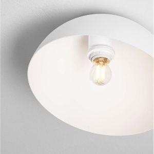 Lustra aplicata design decorativ GEA alb D-29cm - Img 5