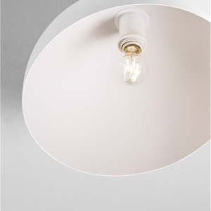Lustra aplicata design decorativ GEA alb D-40cm - Img 2