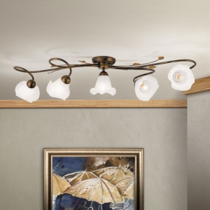 Lustra aplicata design elegant SISI 5L antique - Img 2
