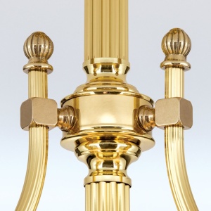 Lustra aplicata eleganta stil clasic Nostalgie 4L alama lucios/opal 163802 universul-luminii.ro