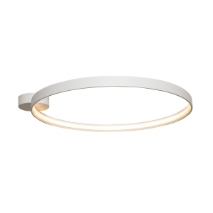 Lustra aplicata LED design modern circular CIRCLE 78, alb