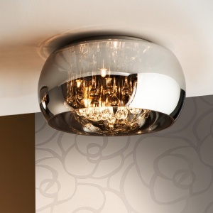 Lustra aplicata LED dimabila cu telecomanda 40cm ARGO SV-507939D