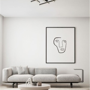 Lustra aplicata LED moderna design geometric PACE 232962 universul-luminii.ro