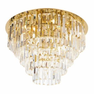 Lustra aplicata / Plafoniera design elegant 60cm Monaco, auriu C0206 MX - Img 1