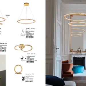 Lustra aplicata, Plafoniera LED dimabila design elegant CILION - Img 7