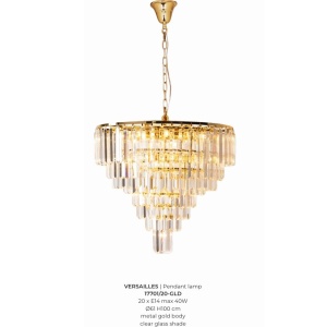 Lustra, Candelabru design deosebit VERSAILLES auriu - Img 2