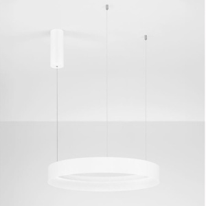 Lustra circulara aluminiu alb LED CCT LUMIA 60cm 632602 universul-luminii.ro