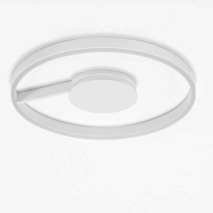 Lustra circulara aluminiu alb LED CCT SIENA 60cm