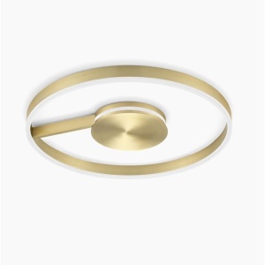 Lustra circulara aluminiu bronz LED CCT SIENA 60cm , 3, universul-luminii.ro