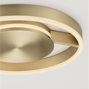 Lustra circulara aluminiu bronze LED CCT SIENA 40cm, 2, universul-luminii.ro