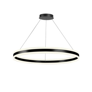 Lustra circulara LED Ada 100cm, Black - Img 2