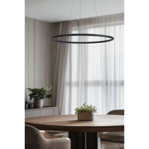 Lustra circulara LED APUS 80 negru - Img 3