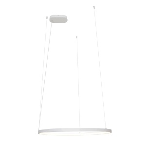 Lustra circulara LED IP44 diametru 60cm Visual alb