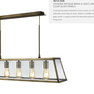 Lustra clasica design traditional Voyager 5L alama antique 4614-5AB SRT 73502 universul-luminii.ro