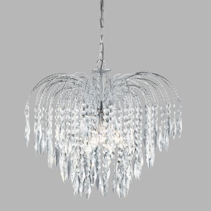 Lustra cristal suspendata design elegant Waterfall 5L 4175-5 SRT - Img 2