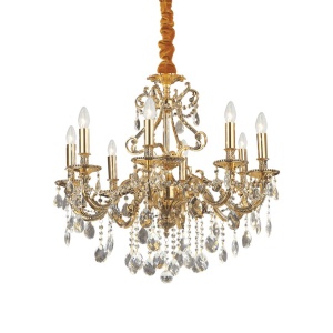 Lustra cristal Venezian diam. 73cm GIOCONDA SP8 ORO 060514