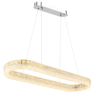 Lustra cristale din sticla LED CCT cu telecomanda LAUREL - Img 10
