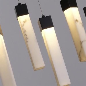 Lustra cu 10 pendule LED design modern Moonbeam 158732 universul-luminii.ro
