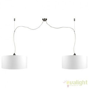 Lustra cu 2 pendule ROME/H2 abajur 47x23cm disponibil in 8 culori