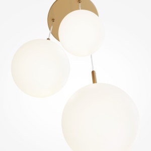 Lustra cu 3 pendule design modern Basic form auriu - Img 4