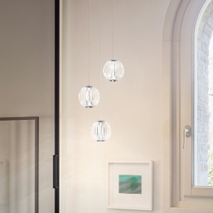 Lustra cu 3 pendule LED design modern Diamond SP3 164402 universul-luminii.ro