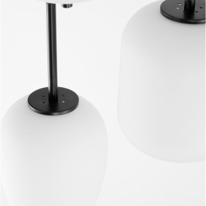 Lustra cu 3 pendule modern Lato negru 202032 universul-luminii.ro
