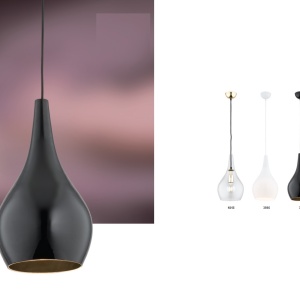 Lustra cu 3 Pendule sticla design decorativ SANTANA alba opal 104402 universul-luminii.ro