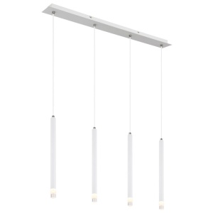 Lustra cu 4 Pendule metal alb RYAN pentru bucatarie