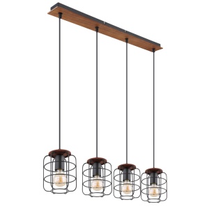 Lustra cu 4 Pendule minimaliste stil industrial Willa 203172 universul-luminii.ro