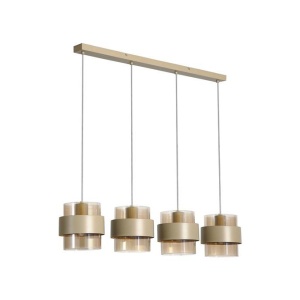 Lustra cu 4 pendule stil scandinav Royal chihlimbar 624562 universul-luminii.ro