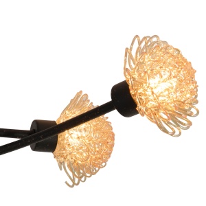 Lustra cu 4 spoturi din sticla in stilul florentin Flower 1134014 NV 68082 universul-luminii.ro