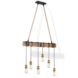 Lustra cu 6 pendule design industrial vintage Cellar HL 6-1651/6 Vintage OR