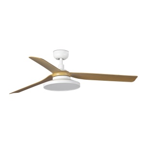 Lustra cu Ventilator si telecomanda PUNT TAK M alb/artar 4000K