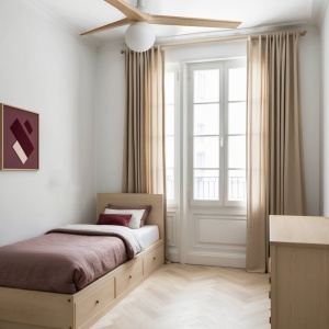 Lustra cu Ventilator smart sistem TUYA si telecomanda KLIM M 125cm, alb/ pin - Img 2